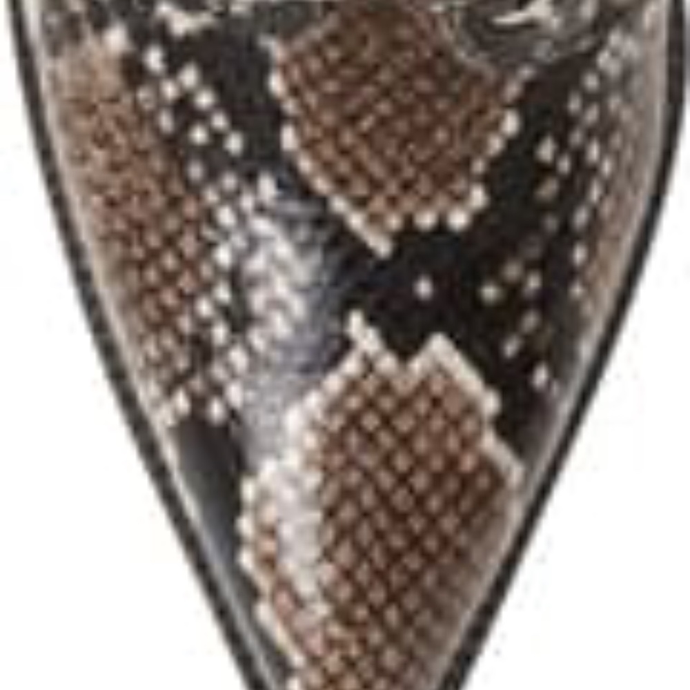 Jeffrey Campbell Caceres Bootie Brown White Snake Black. Size 6.5 - Picture 12 of 16